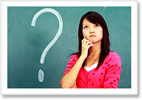 Young woman contemplating a teaching career